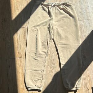 perfectwhitetee Beige Joggers